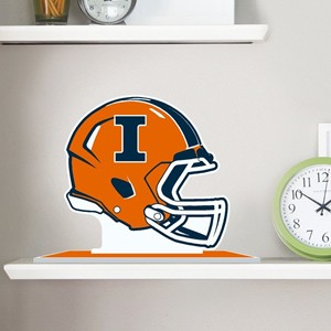 (DROPSHIP) Illinois Football Helmet Desk Standee - main view