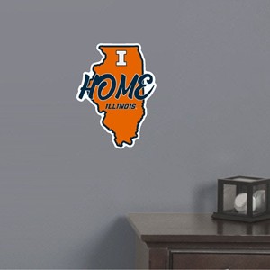(DROPSHIP) Illinois Home State Mini Wall Sign - main view