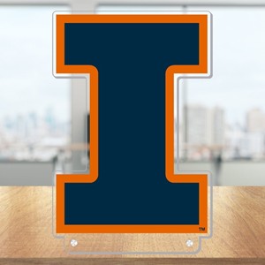(DROPSHIP) Illinois Block I Acrylic Standee - main view