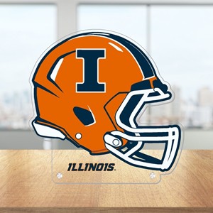 (DROPSHIP) Illinois Football Helmet Acrylic Standee - main view