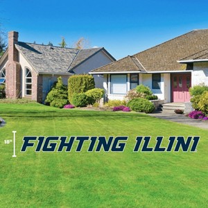 (DROPSHIP) Illinois Fighting Illini Yard Display - main view