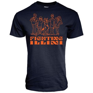 Illinois Scooby Doo Meddling Kids T-Shirt - main view