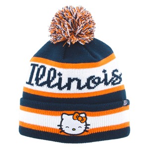 Illinois Hello Kitty Knit Hat - main view