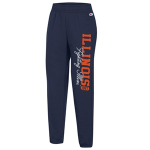 ILLINOIS FIGHTING ILLINI WOMEN'S SWEATPANTS -  navy