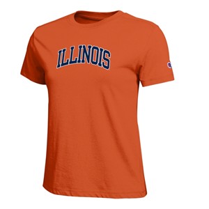 ILLINOIS ARCH WOMEN'S S/S T-SHIRT -  orange