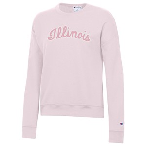 ILLINOIS SCRIPT WOMEN'S CREW -  pink