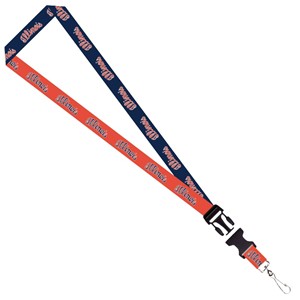 Illinois Script Wordmark Lanyard - main view