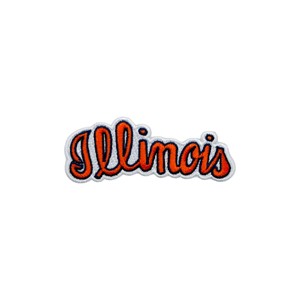 Illinois Script Wordmark Patch - main view