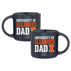Illinois Block I Dad Mug - main view