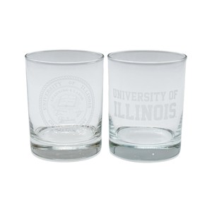 Illinois Double Old Fashioned Glass Set - main view
