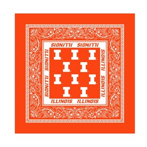 Illinois Block I Bandana - main view