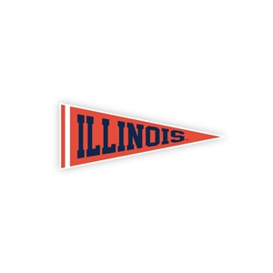 Illinois Pennant Patch - main view