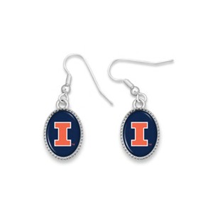 Illinois Kennedy Oval Earrings - main view