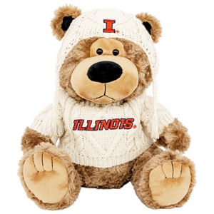 Illini Holiday Bear 2026 Undated - main view