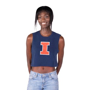 ILLINOIS BLOCK I REPUTATION TANK -  navy