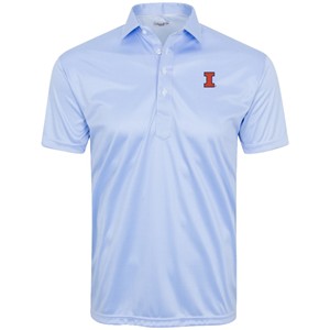 Illinois Block I Semi Spread Collar Polo - main view