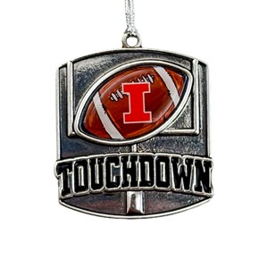 Illinois Touchdown Ornament - main view