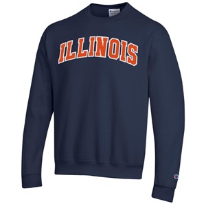 Illinois Twill Arch Crewneck Sweatshirt - main view