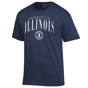 Illinois Arch Faux Seal T-Shirt - main view
