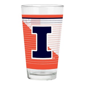 Illinois Block I Pint Glass - main view