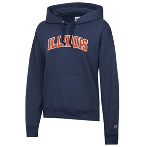 Illinois Women's Twill Arch Hoodie - main view
