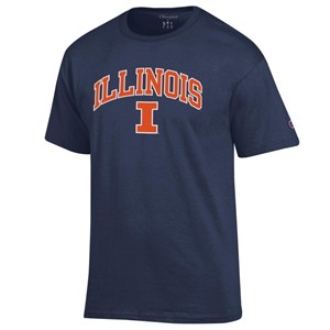 Illinois Arch Over Block I T-Shirt - main view