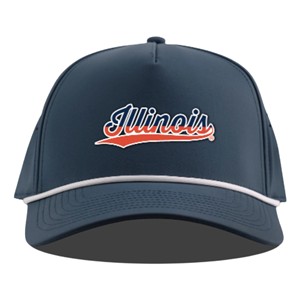 Illinois Block I Curved 5 Panel Rope Hat - main view