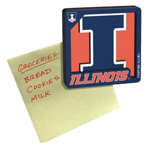 Illinois Fighting Illini 3D Logo Magnet - main view