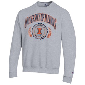 Illinois Vintage Seal Crewneck Sweatshirt - main view