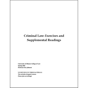 Image of LAW 604 B+BG Course Packet (SP26)