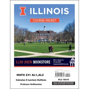 Image of MATH 231 Lecture Notes (Sections AL1 & AL20
